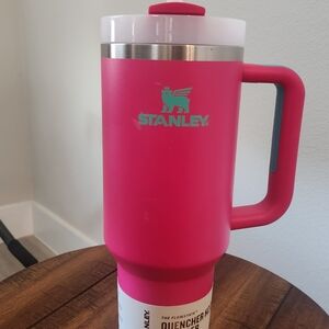 NWT Stanley Pink Travel Mug with Handle